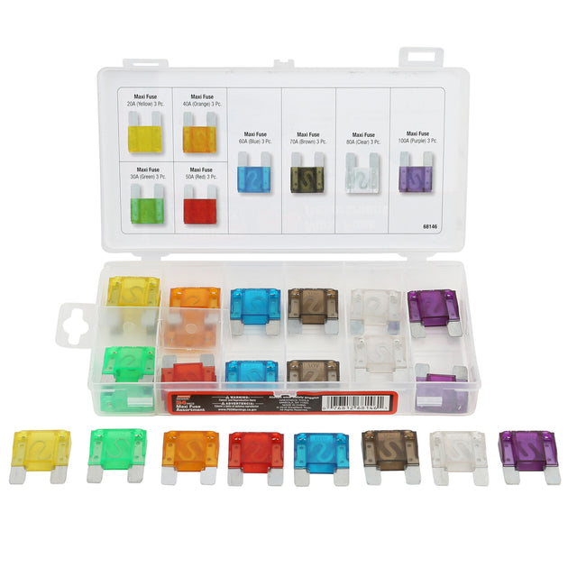 Hardware Machinery 68146 24 Piece Maxi Fuse Assortment Main Image