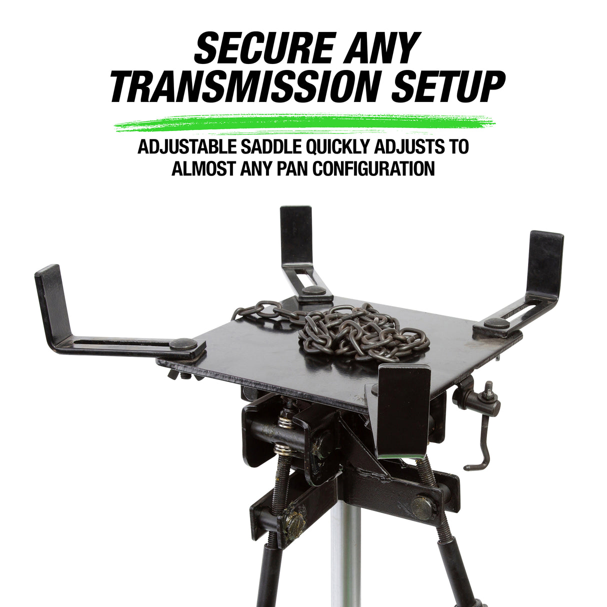 OEMTOOLS 24790 1,100 Lb. 2 Stage Telescoping Transmission Jack Additional Image 2