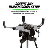 OEMTOOLS 24790 1,100 Lb. 2 Stage Telescoping Transmission Jack Additional Image 2