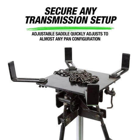 OEMTOOLS 24790 1,100 Lb. 2 Stage Telescoping Transmission Jack Additional Image 2