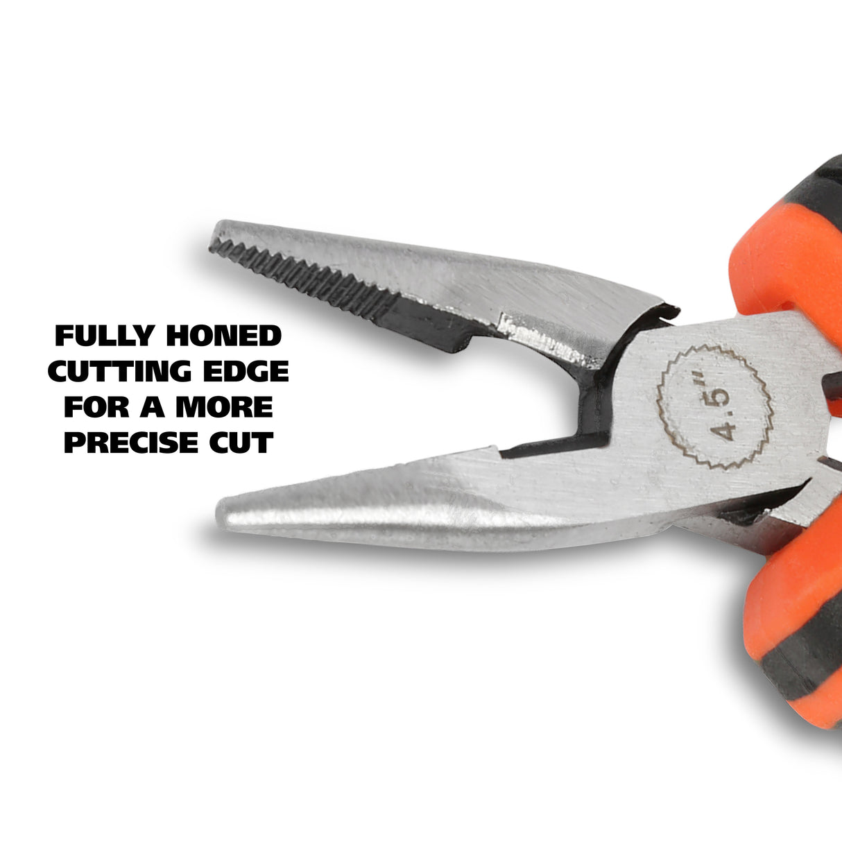 GreatNeck HLS4C Long Nose Pliers with Side Cutter (4-1/2 Inch) Additional Image 3