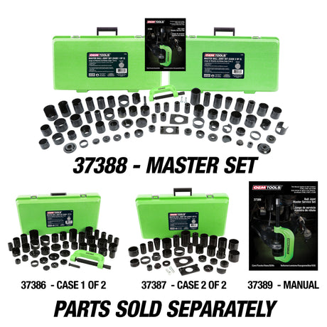 OEMTOOLS 37389 MANUAL FOR MASTER BALL JNT PRS Additional Image 4