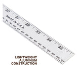 Mayes 10189 Straight Edge Aluminum Yardstick (36 Inch x 1 Inch) Additional Image 2