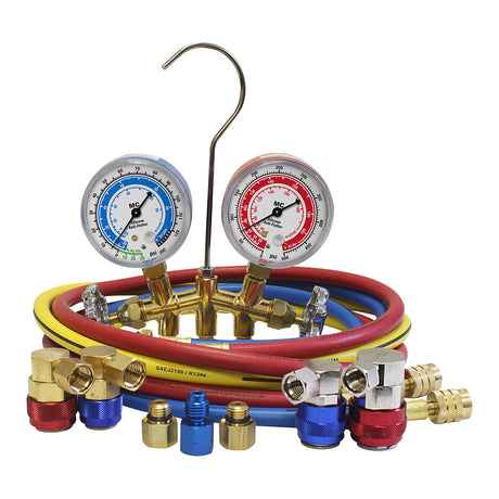 Mastercool MSC66661AYF Dual 134A/1234yf Gauge Set Main Image