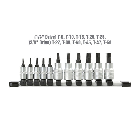 OEMTOOLS 22972 11 Piece Tamper Proof Star Socket Bit Set Additional Image 2