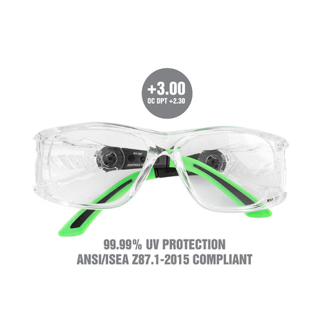 OEMTOOLS 26026 High Definition Multifocal Safety Reading Glasses +3.00 Additional Image 1