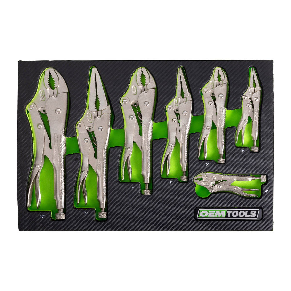 OEMTOOLS 26262 7 Piece Locking Pliers Set Main Image