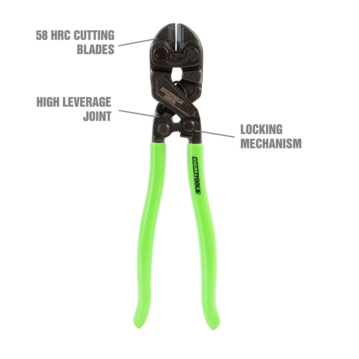 OEMTOOLS 22609 8in. Mini Bolt Cutter Additional Image 1