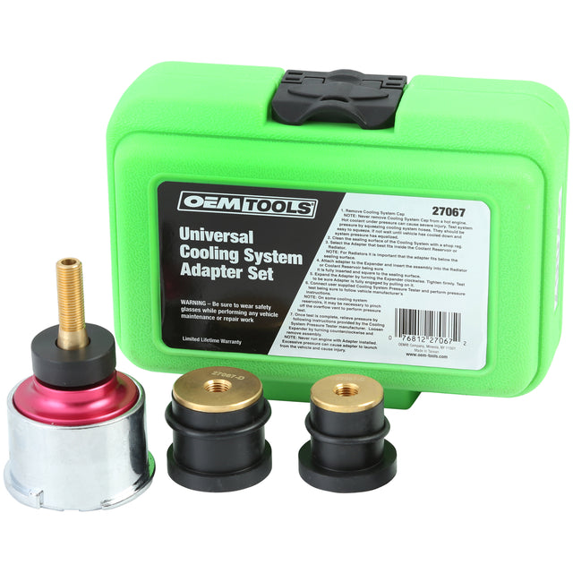 OEMTOOLS 27067 Universal Cooling System Adapter Set Main Image