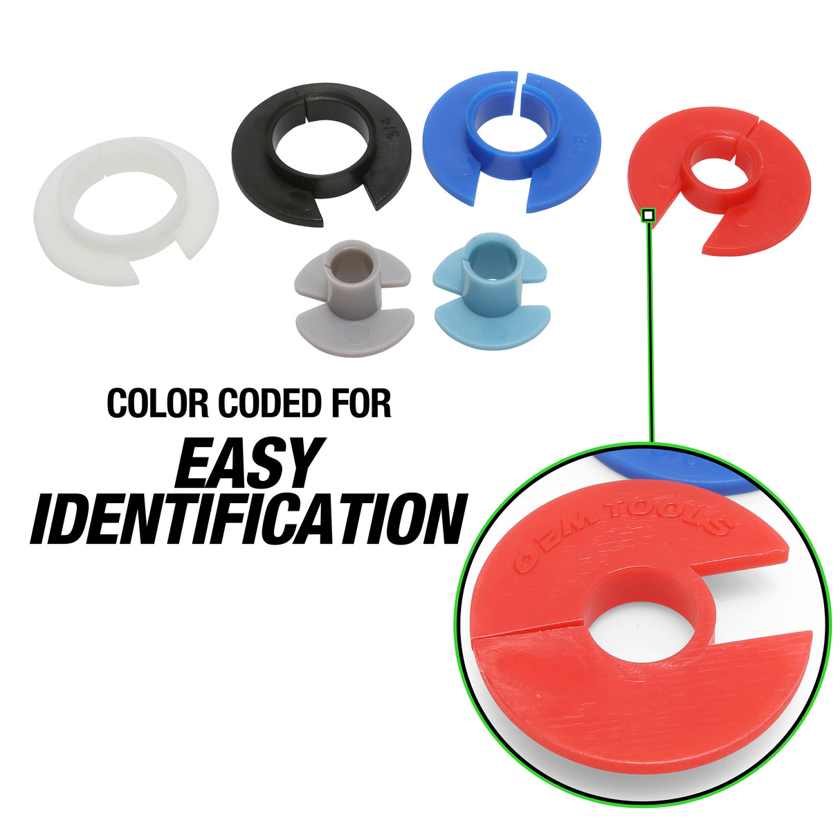 OEMTOOLS 25052 Air Conditioning/Fuel Line Disconnect Tool Set Additional Image 2