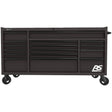 Homak 72in. RS Pro 16 Drawer Roller Cabinet-Black Main Image