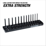 OEMTOOLS 22208 1/4in. Drive Socket Tray (Metric) Additional Image 2