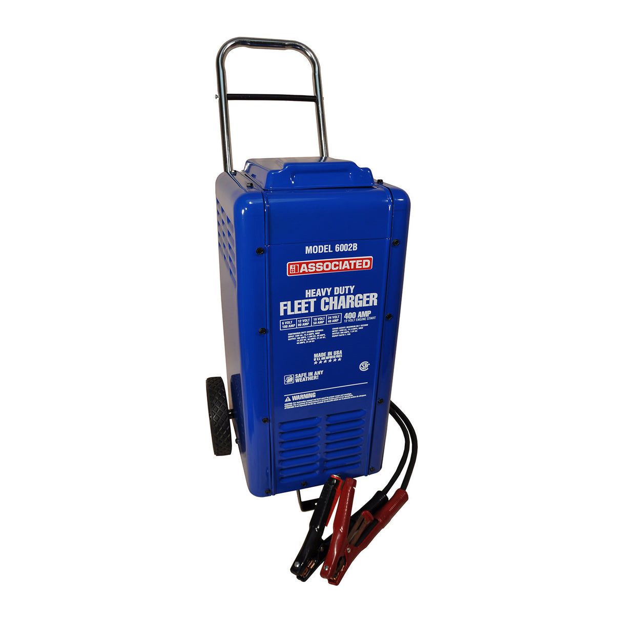 Associated 6002B 6/12/18/24V, 100/80/50/40A Commercial-Duty Wheel Charger Main Image