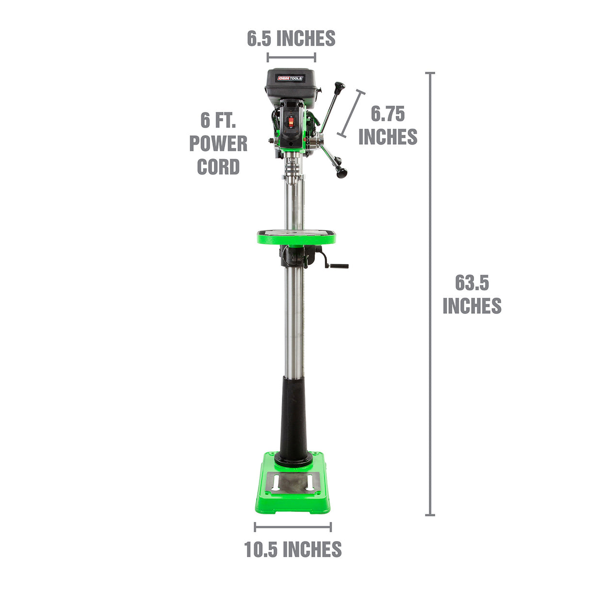 OEMTOOLS 24992 15 Inch 16 Speed Heavy Duty Floor Drill Press Additional Image 2