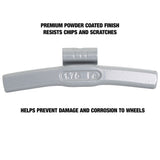 OEMTOOLS 23295 1.75 Oz. LH Style Steel Wheel Weight - 1 Box of 25 Additional Image 3