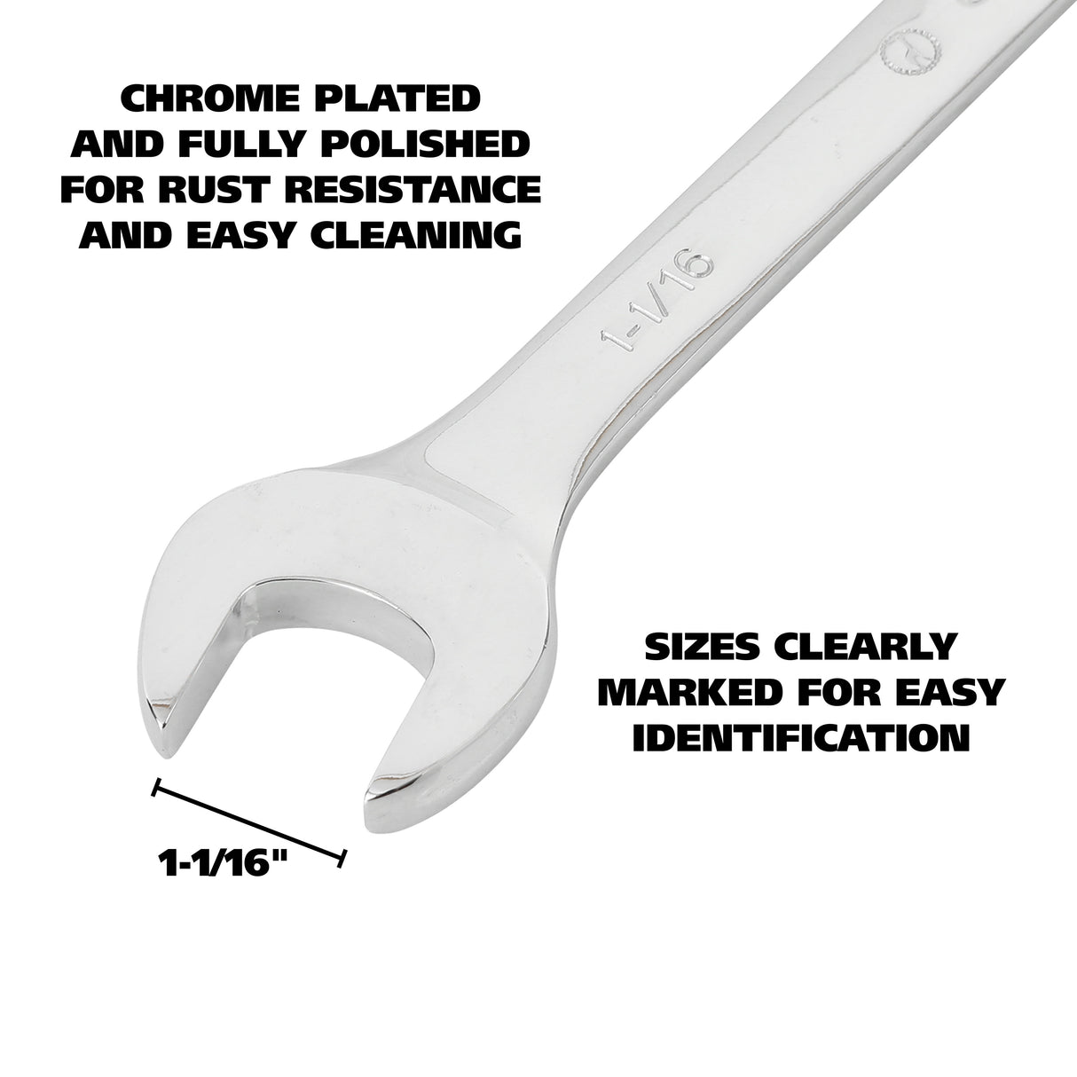 GreatNeck C116C Combination Wrench (1-1/16 Inch) Additional Image 2