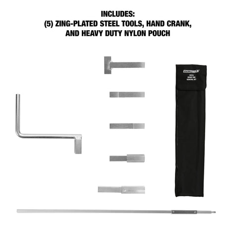 OEMTOOLS 24219 Spare Tire Removal Set Additional Image 1