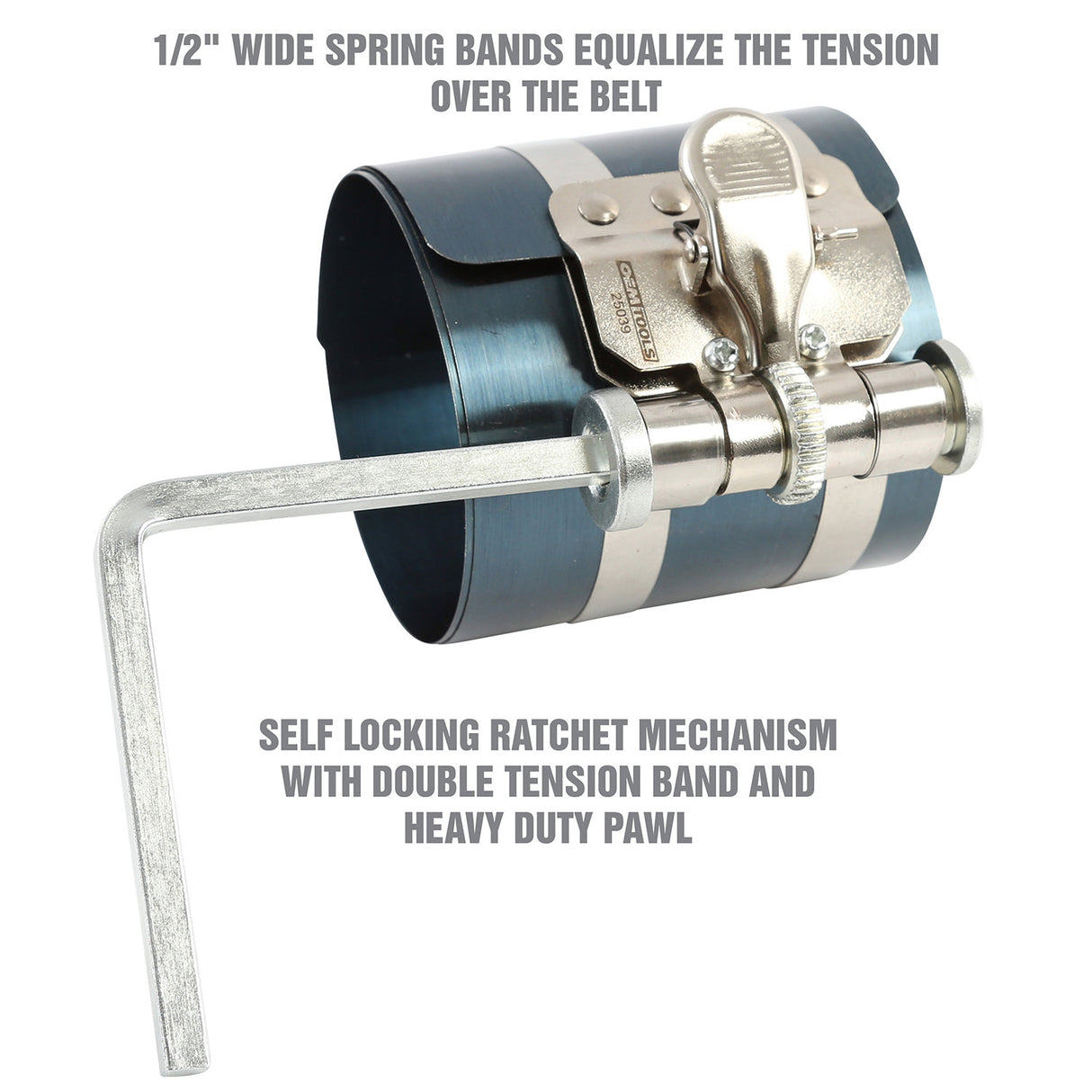 OEMTOOLS 25039 Piston Ring Compressor (3 1/2in.-7in.) Additional Image 3