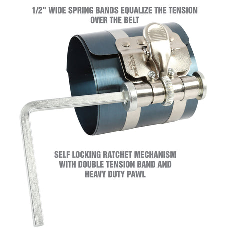 OEMTOOLS 25039 Piston Ring Compressor (3 1/2in.-7in.) Additional Image 3