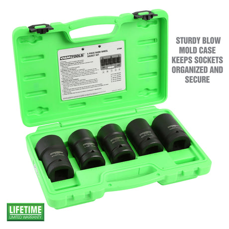 OEMTOOLS 37384 5 Piece Budd Wheel Socket Set Additional Image 1