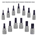 OEMTOOLS 23904 13 Piece Magnetic Star Bit Socket Set Additional Image 4