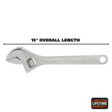 GreatNeck AW15B Adjustable Wrench (15 Inch) Additional Image 1