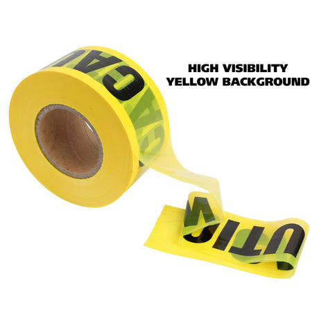 GreatNeck 10379 Caution Tape (3 Inch x 1000 Ft.) Additional Image 3