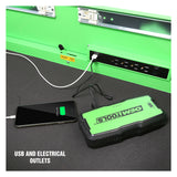 OEMTOOLS 24731 3 Drawer Slide Top Tool Cart - Green Additional Image 4