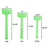 OEMTOOLS 25517 3 Piece Dead Blow Hammer Set Additional Image 2