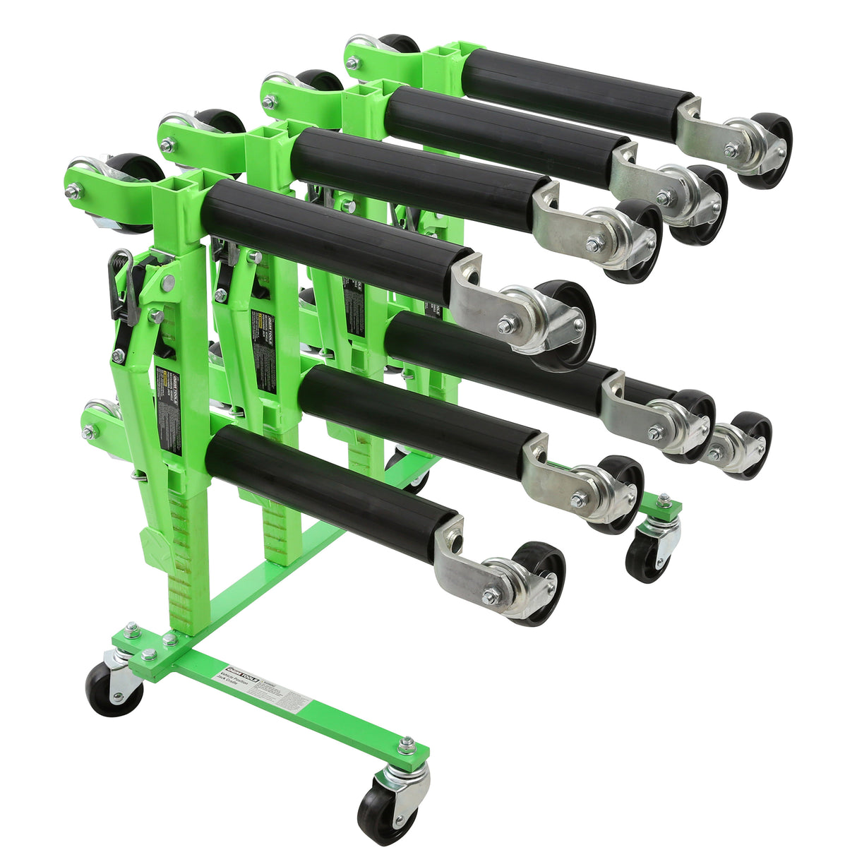 OEMTOOLS 69000 Mechanical Vehicle Position Dollies Set Additional Image 1