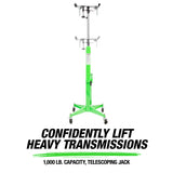 OEMTOOLS 24840 1,000 Lb. Telescopic Transmission Jack Additional Image 1