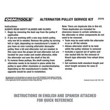 OEMTOOLS 37275 Alternator Pulley Service Kit Additional Image 6