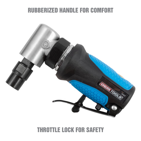 OEMTOOLS 24407 1/4 Inch Mini Angle Air Die Grinder Additional Image 3