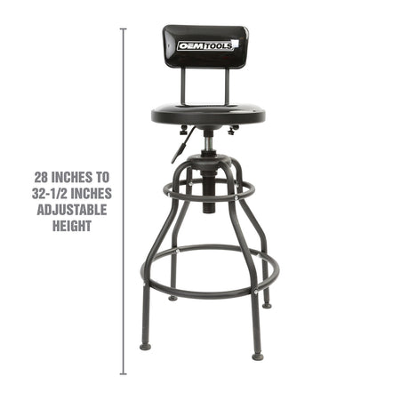 OEMTOOLS 24911TWO Adjustable Hydraulic Stool (2 Pack) Additional Image 1