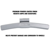 OEMTOOLS 23263 3.0 oz. MC Style Steel Wheel Weight - 1 Box of 25 Additional Image 3