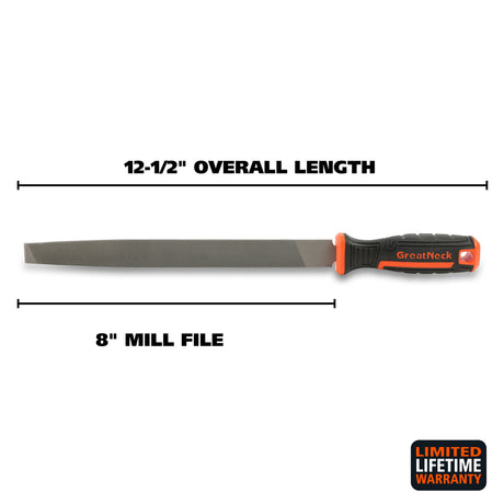 GreatNeck HCMB8 Mill File (8 Inch) Additional Image 1