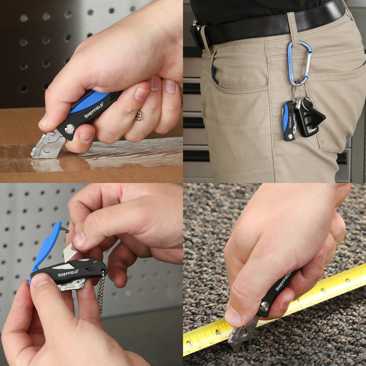 Sheffield 12125 Mini Quick Change Lock Back® Utility Knife Additional Image 8