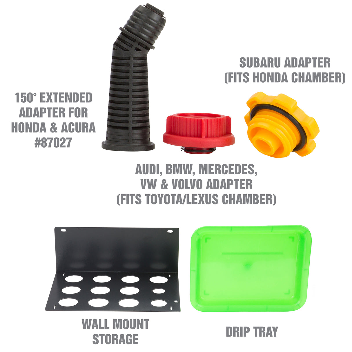 OEMTOOLS 87039 Universal Direct Fit Oil Funnel Set Additional Image 2