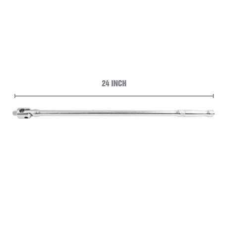 OEMTOOLS 22923 1/2 Inch Drive Flex Head Breaker Bar (24 Inch) Additional Image 1
