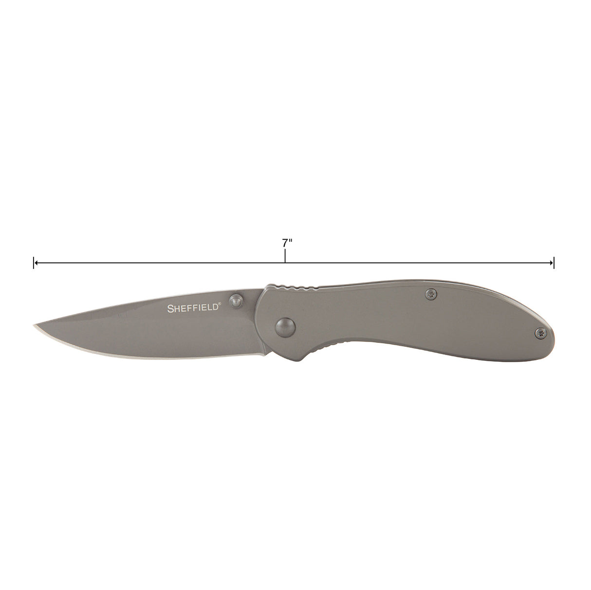 Sheffield 12169 Berda Steel 3in. Drop Point Assisted Opening Knife Additional Image 2