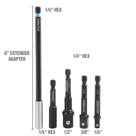 OEMTOOLS 26525 5 Pc. Impact Driver Bit Set Additional Image 1