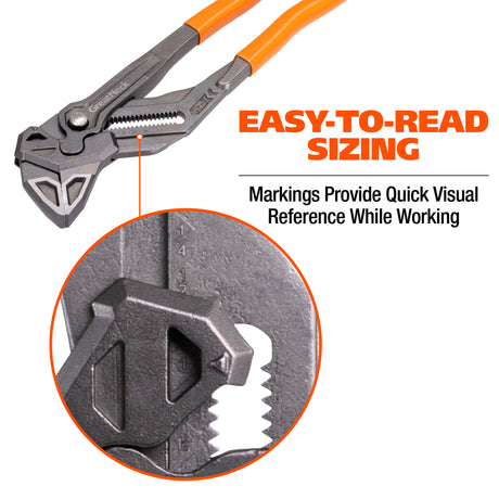 GreatNeck 68401 12in. Pliers Wrench Additional Image 7