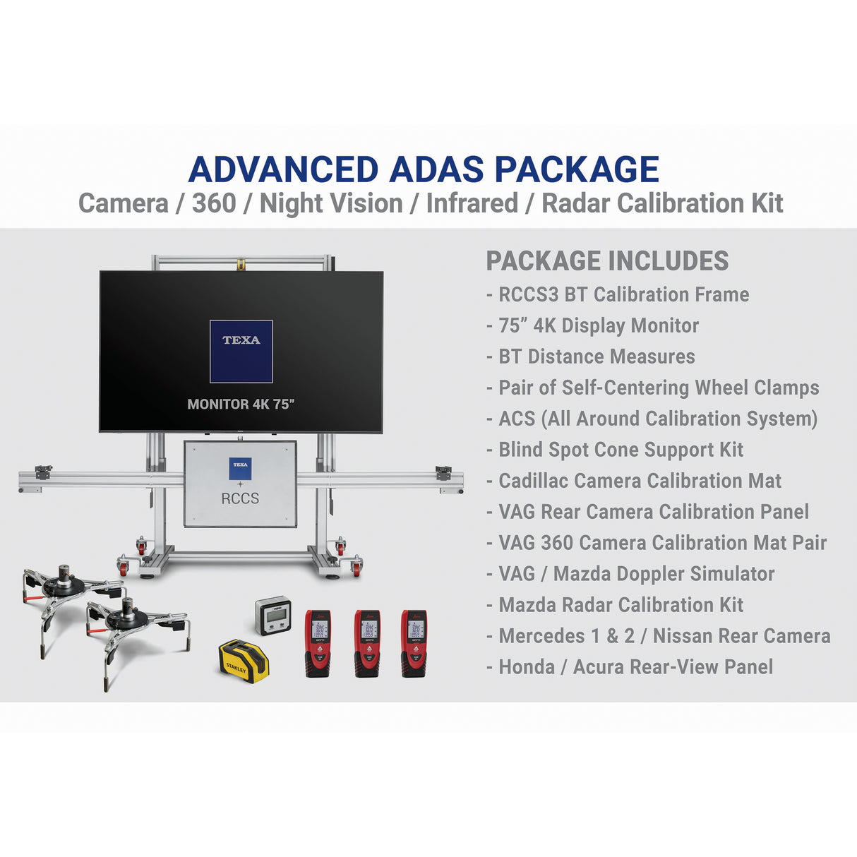 TEXA ADAS RCCS3 Advanced Kit w/ Axone Voice, Multihub Main Image