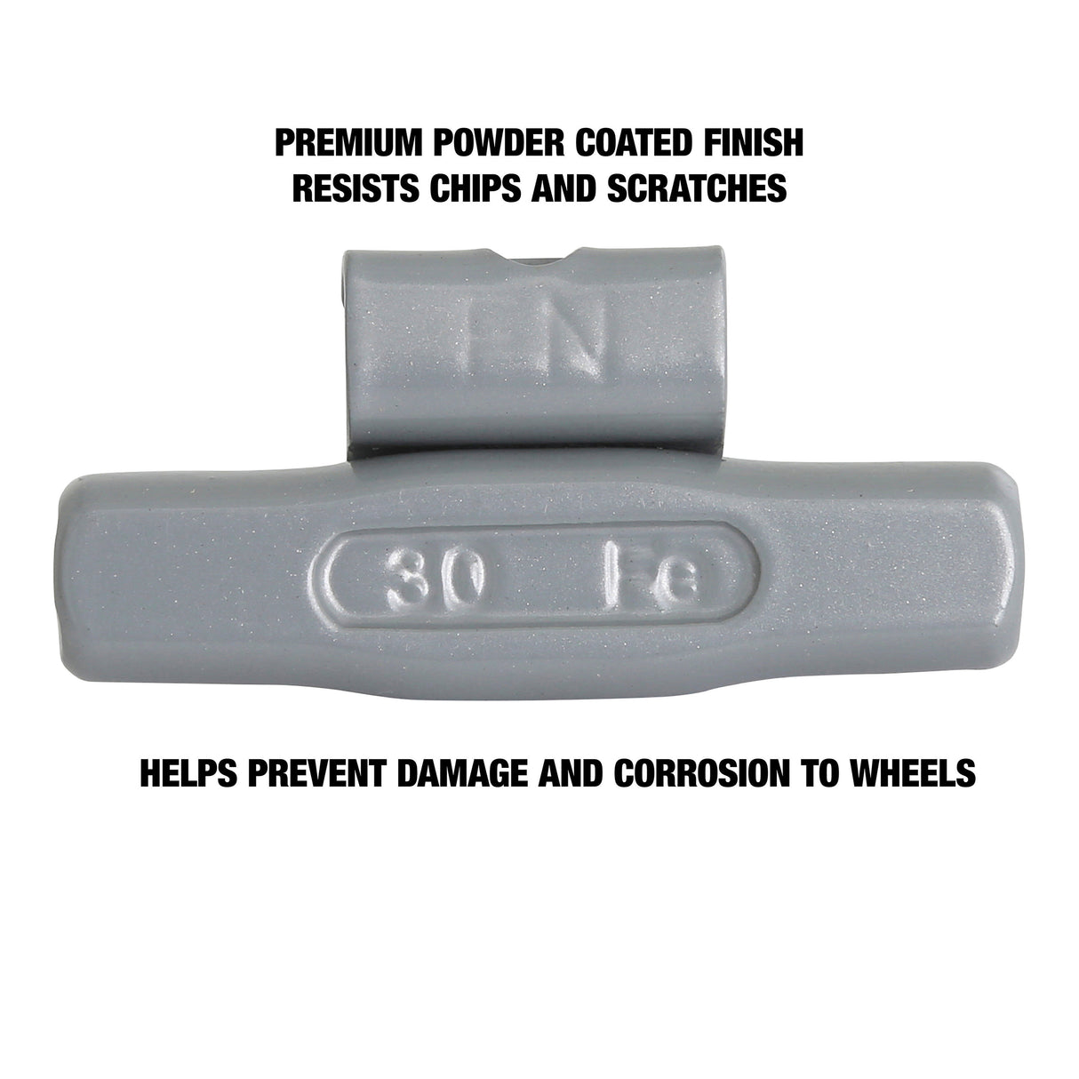 OEMTOOLS 23269 30 gm. FN Style Steel Wheel Weight - 1 Box of 25 Additional Image 3