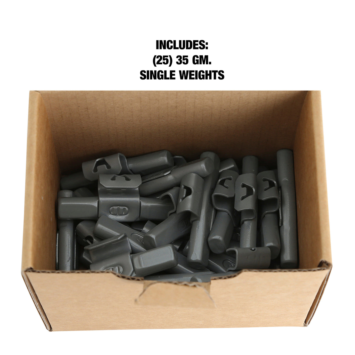 OEMTOOLS 23270 35 gm. FN Style Steel Wheel Weight - 1 Box of 25 Additional Image 4