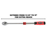 GreatNeck 38021 1/2 Drive Extendable Ratchet Additional Image 2