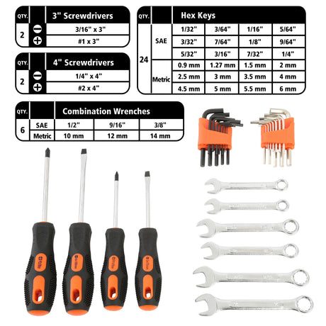 GreatNeck TK119 119 Piece Home and Garage Tool Set Additional Image 4