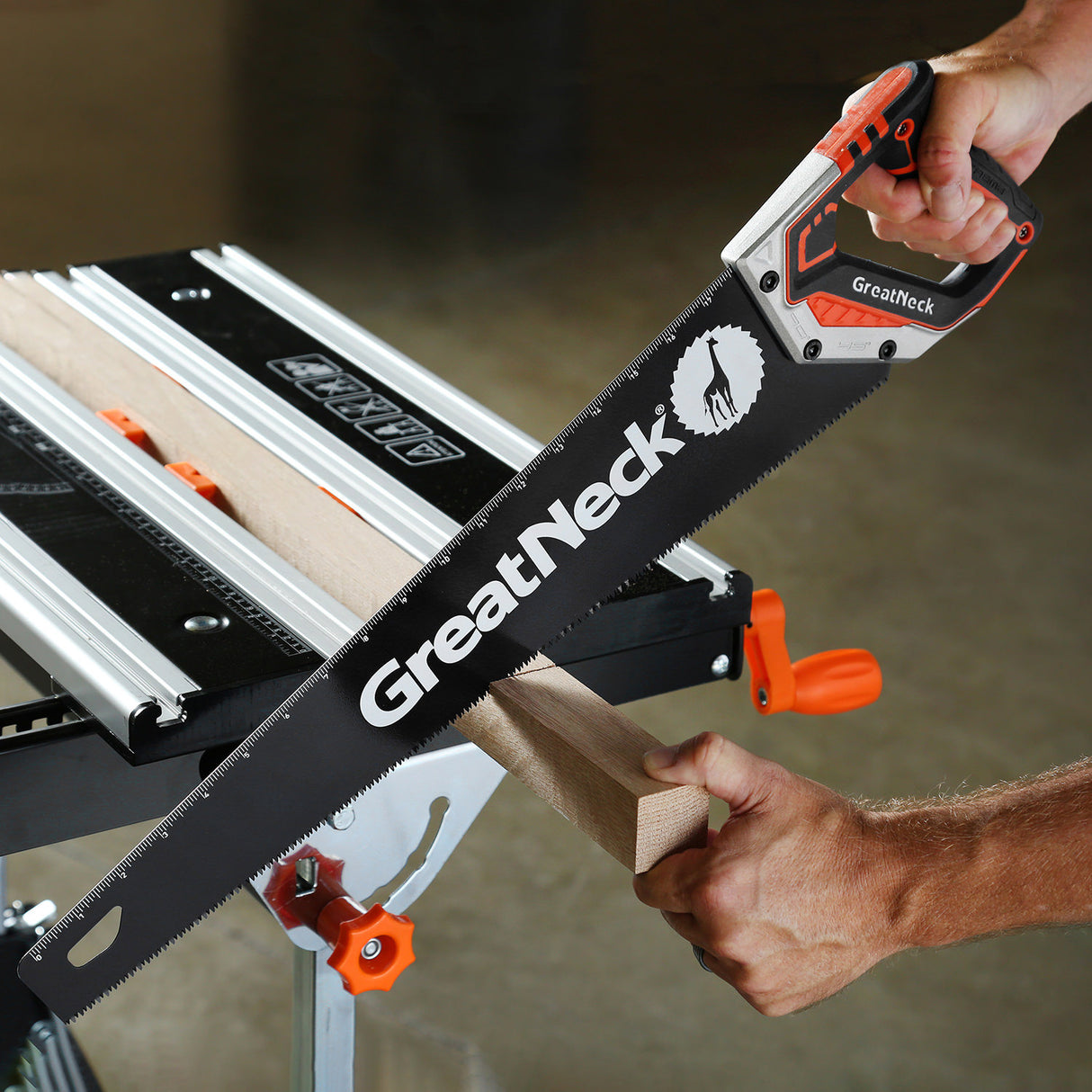 GreatNeck 74004 20 Inch Aggressive Tooth Handsaw w/ Aluminum Frame Composite Handle Additional Image 8