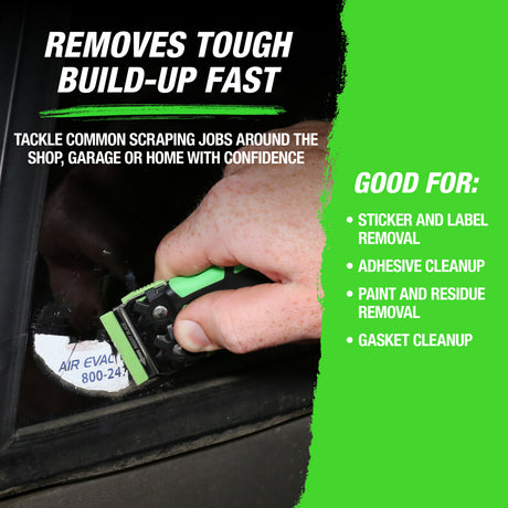 OEMTOOLS 26502 Folding Safety Scraper W/ 5 Plastic + 5 Steel Blades Additional Image 4