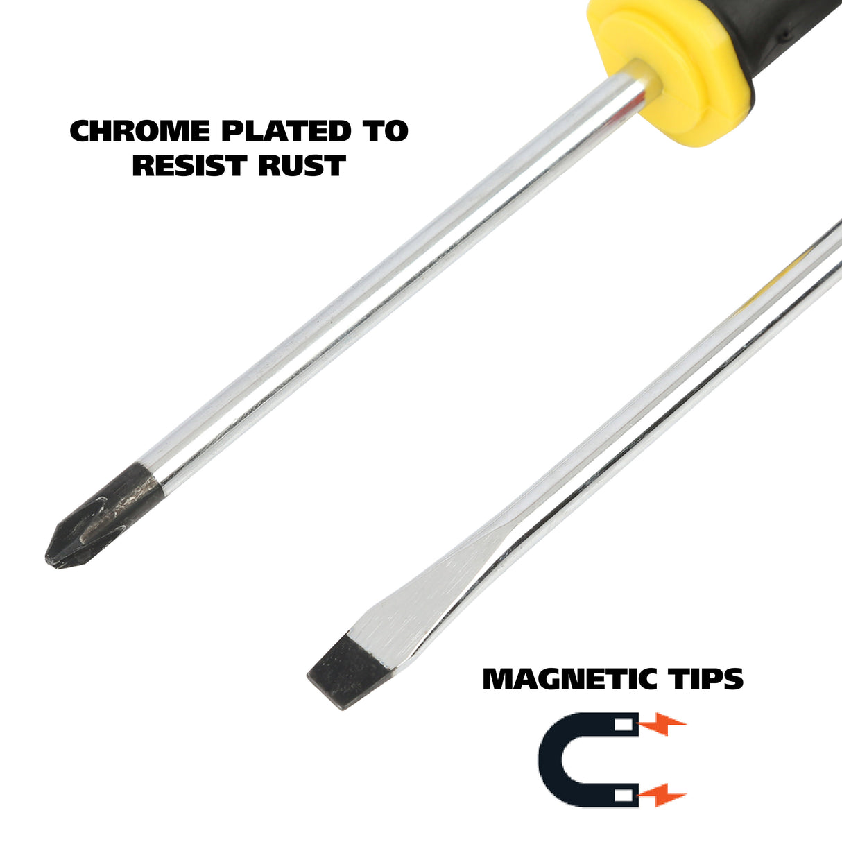 GreatNeck NRGN1 Screwdriver Set (2 Piece) with Cushion Grip Additional Image 2